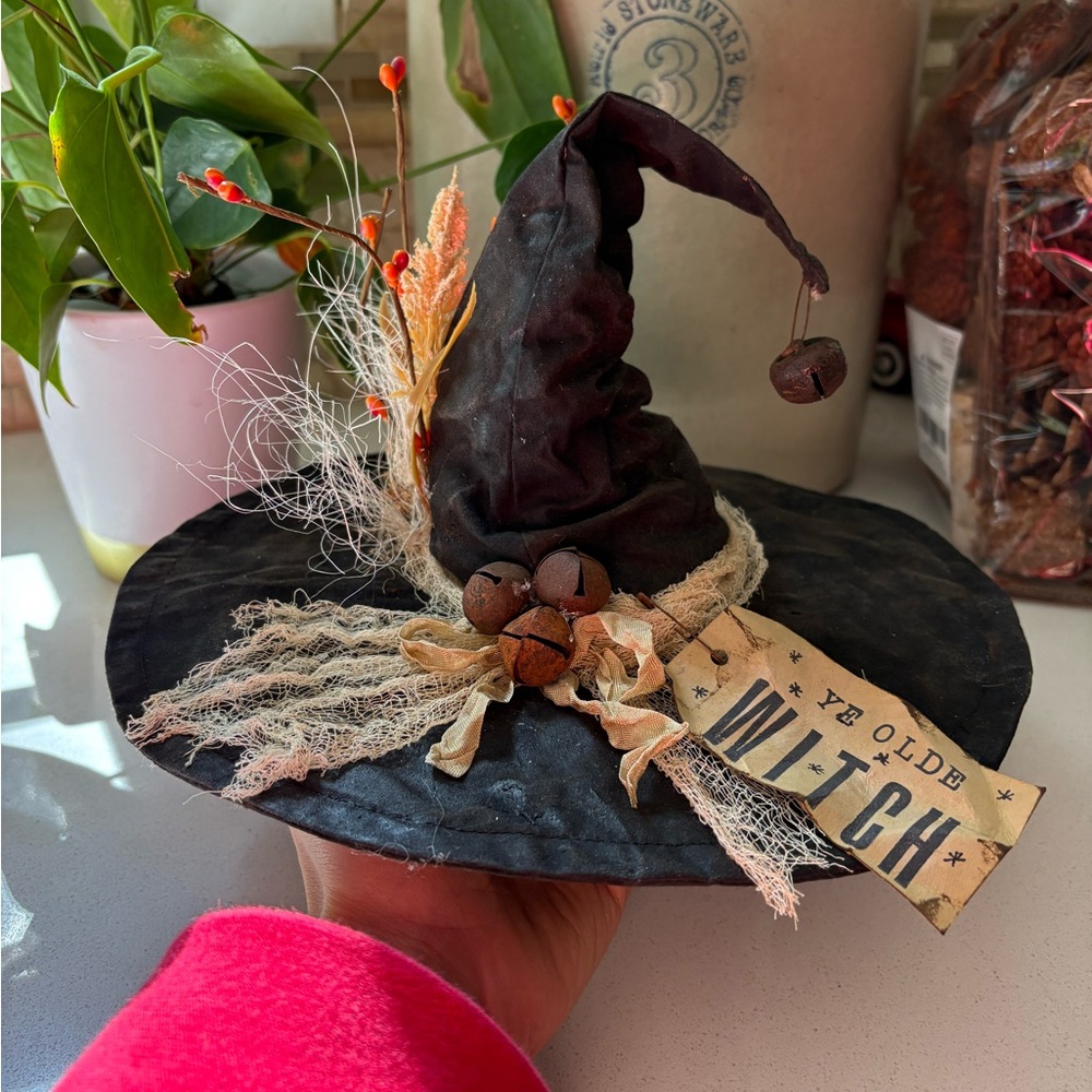 Handmade Rustic Witch Hat